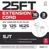 Iron Forge - Cable de extensión plano de 25 pies,
