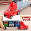 The Magic Toy Shop Car Transporter Truck with 12 Storage
