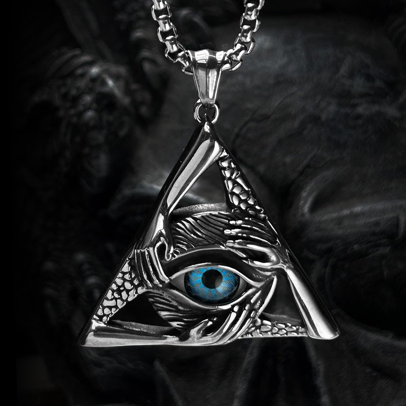 bahamut Mens Gothic Evil Eye Necklace for Men Women Scorpion