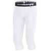 COOLOMG Boys 3/4 Compression Pants with EVA Foam Padding on