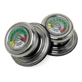 3 unidades de tiradores de tapa de olla con termómetro, botón de repuesto para olla, pomo de repuesto con termómetro AMC, botón de tapa térmica, mango universal para tapa de ollas, ollas y sartenes