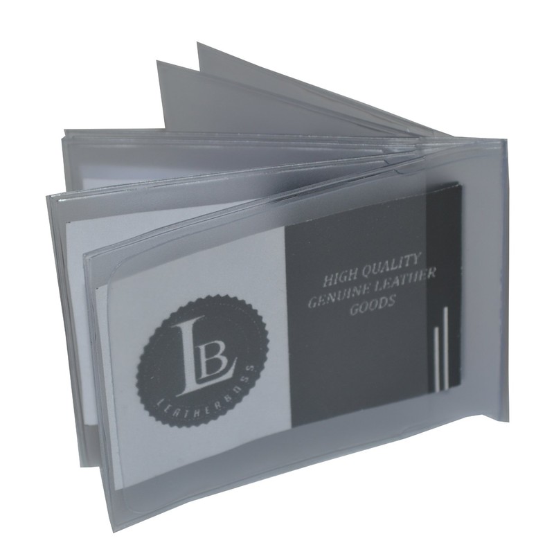 LB LEATHERBOSS Plastic Wallet Sideway Insert for Bifold Trifold Wallets