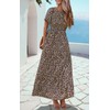 PRETTYGARDEN Flutter Sleeve Floral Spring Dresses for Women 2025 Casual