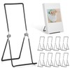 10 Pcs 9.6 Inch Large Metal Book Stand for Display,