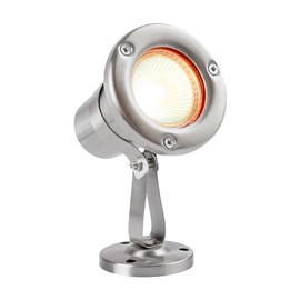 Tecnolite Lámpara LED Sumergible, Baja Profundidad, Base GX5.3, 50 W, 12 V, Luz LED Sumergible, Luz Cálida 3000 k, IP 68, 100 - 240 Volts,