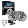 TRQ Front Brake Pad & Rotor Kit Brake Pads Brake