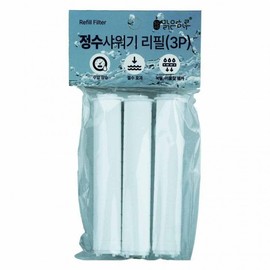 Clear Day Water Purified Shower Refill 3 Pieces Approx. 2.5cm x 11.3cm (687573) x 5 Count