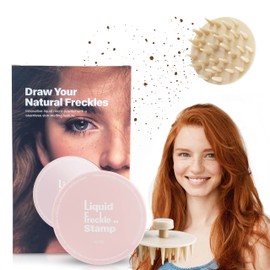 VIOLA HOUSE Freckle Stamp Pen, Liquid Freckle Pen, Natural Freckle Makeup, Waterproof, Long Lasting, Quick Dry, Small Spot Freckle Make-Up Pen, 20 g (Light Brown)