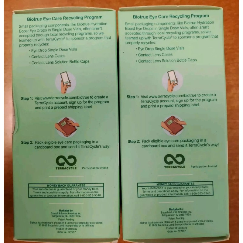 Bausch + Lomb 2 Pk: Biotrue Hydration Boost Eye Drop