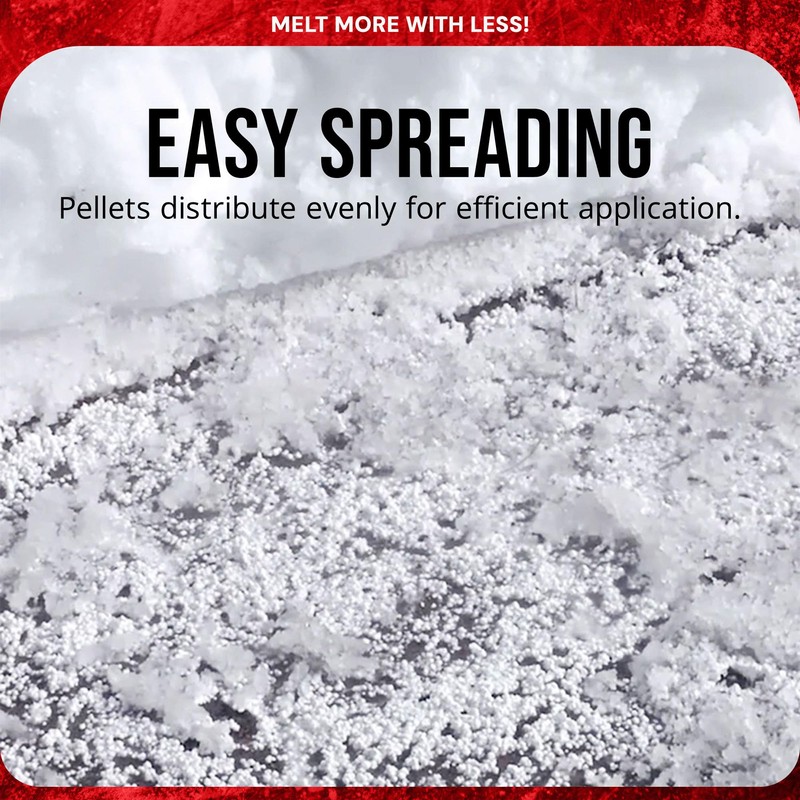 Peladow Calcium Chloride Pellets Snow and Ice Melter, 50 lb.