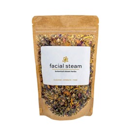 Botanical Facial Steam | 4 Steams | Organic Skin Care | All Skin Types | Cleanse, Hydrate, Tone | USDA Organic Herbs | Wildflower Wellness