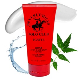 Beverly Hills Polo Club After Shave Balm for Men - Ignite 5oz Soothing Aftershave