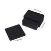 Ipetboom 8pcs Black Felt Coasters Insulation Pads Non Slip Heat