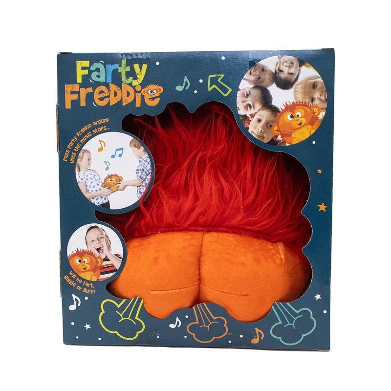 FARTY FREDDIE 3790 Fart Machine & Pass The Parcel one,
