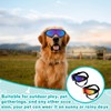 ZKFSIE 2PCS Dog Goggles, Dog Sunglasses for Medium to Large