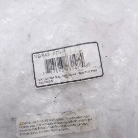 DuraChoice 2 Pack DuraChoice 3/4" Stainless Steel Ball Valve Standard Body Port 1000WOG