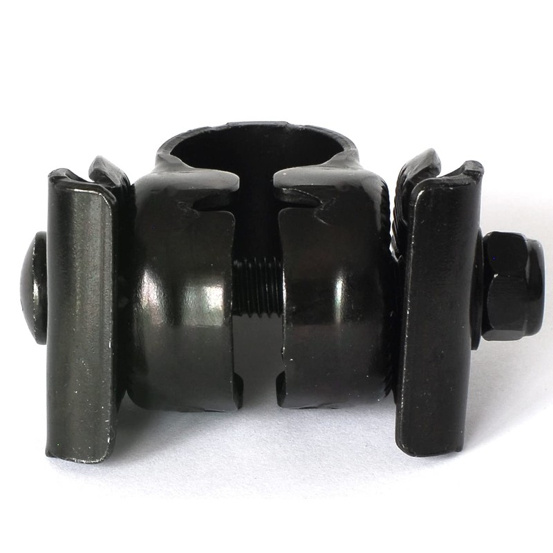 Steel Clamp for All Saddle with Mounting Hoses, Black