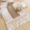 FEXIA Boho Table Runner for Home Decor with Tassels 48