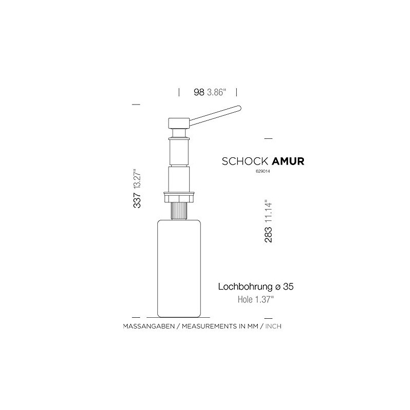 Schock Amur Liquid Soap Dispenser
