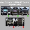Unbranded For 2012-2014 Toyota Camry 10.1" Car Stereo Radio Android