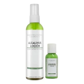 Nuestra Tierra Cosmética Algalinus Loción Corporal Reafirmante con Romero, Algas y Plátano, 125ml