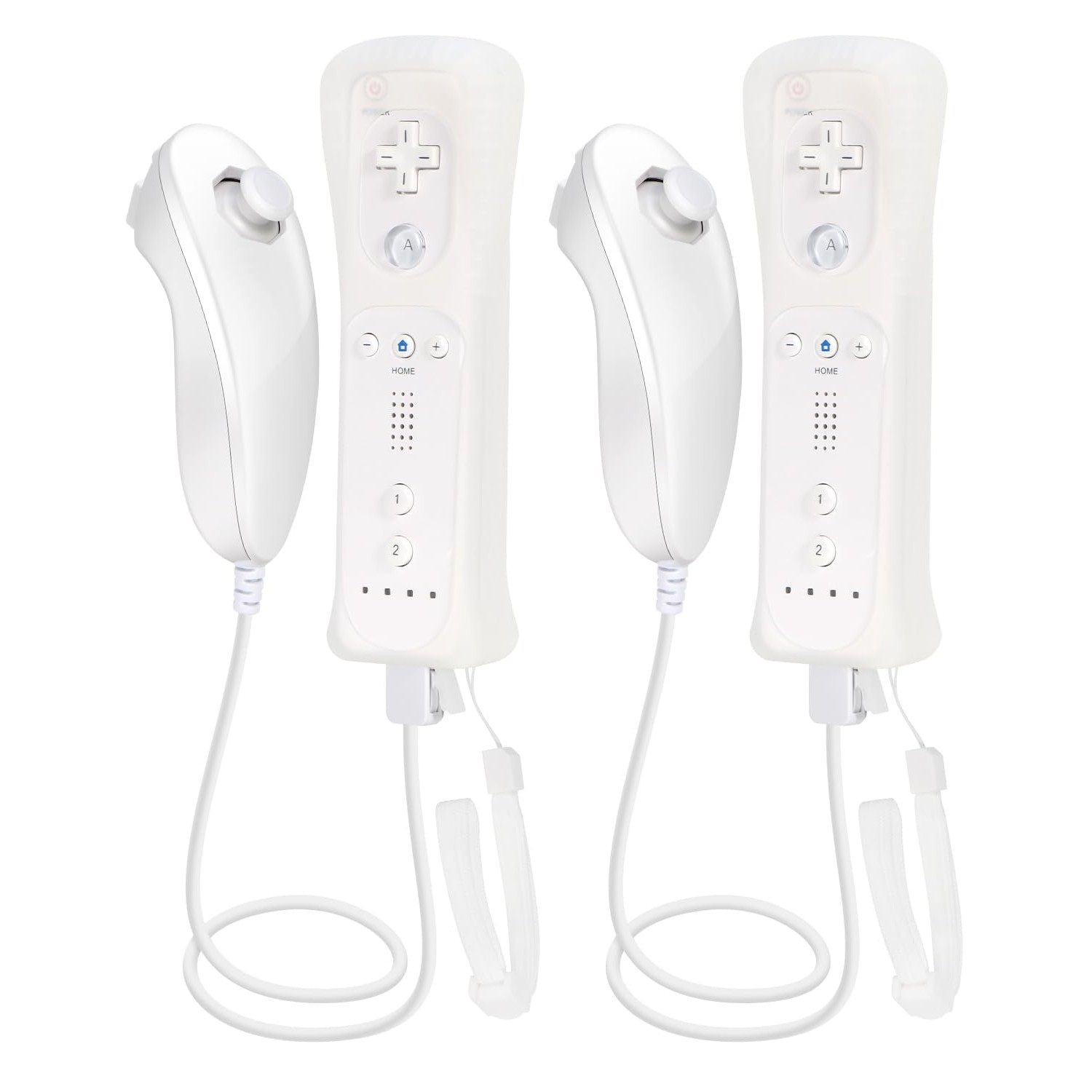 Motion-Sensing Remote Controller with Nunchunk for Wii and Wii U Games ...