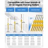 meite 21 Degree Framing Nails 3-1/2 Inch Galvanized Plastic Collated
