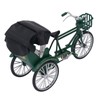 Rickshaw Model Retro Design Decorative Interesting Alloy 3 Wheel Rickshaw