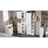 SoBuy Tilt Out Laundry Cabinet, Floor Standing Storage Cupboard with