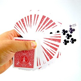 Magic Invisible Deck Trick -Magic Card Tricks - Color: Red