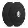 CAP Barbell Best Olympic Bumper Plate Set, Black, 10 lb