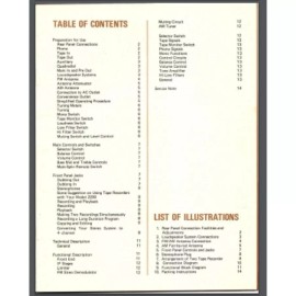 Marantz Model 2230 Stereophonic Receiver Owner Manual 19 pages comb bound