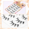 False Eyelashes, Natural, Transparent Axis, False Eyelashes, Handmade Upper Eyelashes,