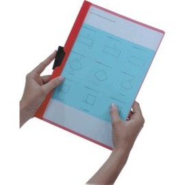 Durable Hunke & Jochheim clamp binder, Duraclip®, original 30, hard film, up to 30 sheets Transparent/Orange