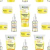 Kit Garnier Express Aclara Rutina Anti Manchas Vitamina Gel Limpiador