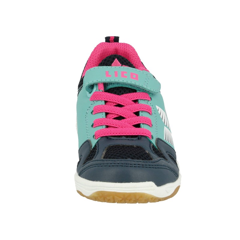 Lico Unisex Children's Sport Vs Indoor Trainers, Navy Turquoise Pink