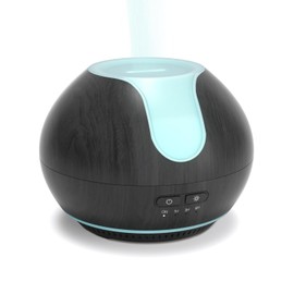 ARVIDSSON Essential Oil Diffuser, 200ml Aromatherapy Diffuser with Mood Light, Oil Diffusers for Home, Ultrasonic Diffuser for Essential Oils, Gift for Women - Dark Wood