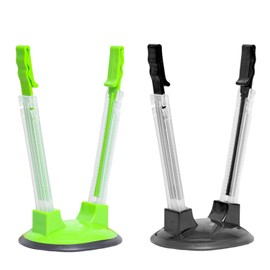 MAXQUU 2 Pieces Food Bag Holder, Plastic Bag Holder, Foldable, Retractable Storage Bag Holder, Comfortable Fresh Bag Holder, Hands-Free Hanging Bag Holder, Clip Bag Holder