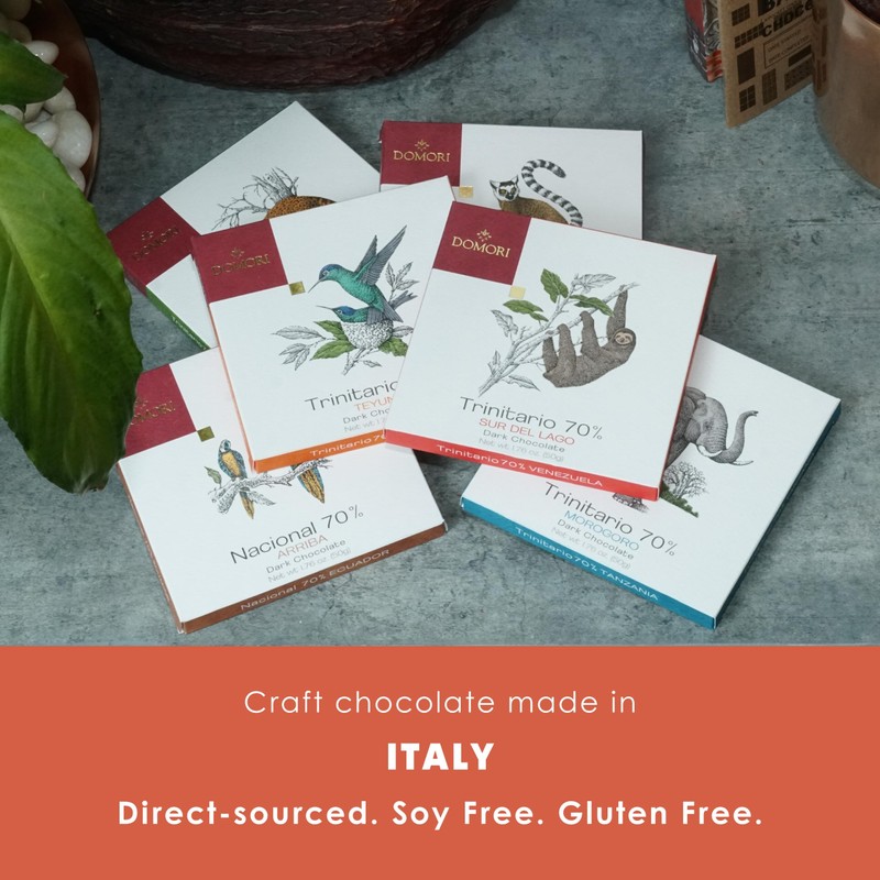 Domori Trinitario Bundle | Vegan, Soy Free, Gluten Free |