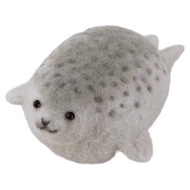 Hamanaka H441-604 Animal Making Needle Felt Wamon Seal Kit