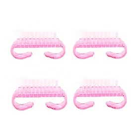 Nail Brushes Nail Art Brushes For Nail Art Nail Flat-Headed Gel Polish Brush &Nail Art Liner Brush For Gel Nail Polish Salon Gift DIy Manicure (nail brush for cleaning fingernails 4pcs, 1)