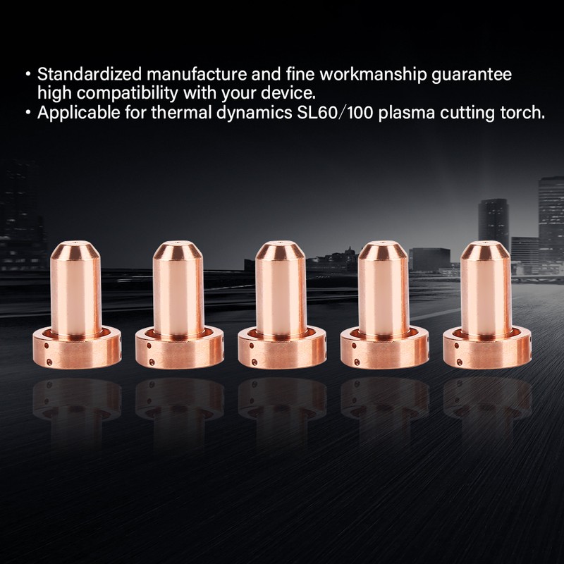 5Pcs 9-8208 40A Plasma Nozzle Tips Fit for Thermal Dynamics