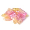 Justinstones 1/2LB Large Rose Yellow Aura Quartz Raw Stone Specimen