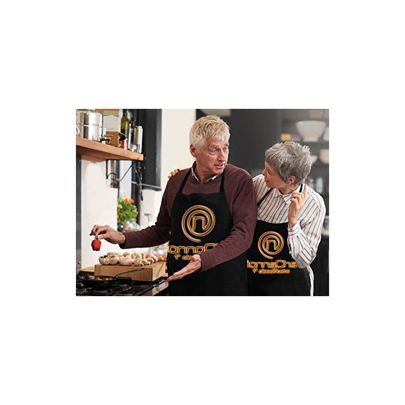 Bombo Nonno Chef Kitchen Apron, black