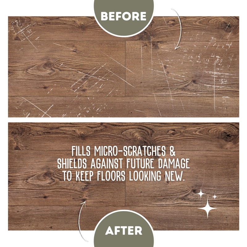 Quick Shine Hardwood Floor Luster-Polish 27oz | Plant-Derived w/Carnauba |