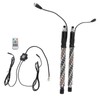 1ft LED Whip Lights 12‑24V 20 Colors IP67 Waterproof Overload