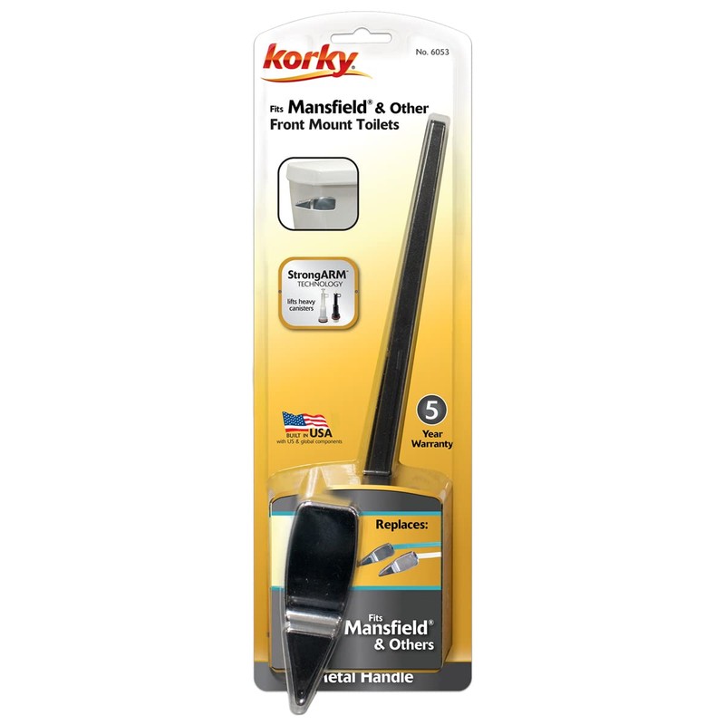 Korky Toilet Flush Handle for Mansfield and Other Front Mount