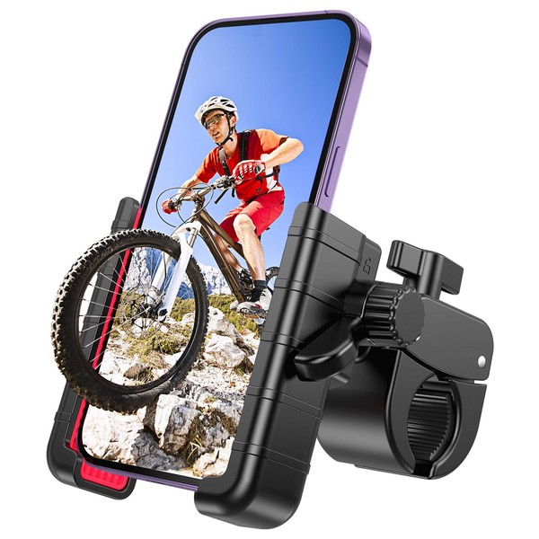 Bike Phone Mount Holder, [Camera Friendly] Motorcycle Phone Mount for