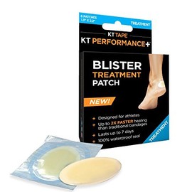 KT Health, Blister Treatment Patch, Waterproof Hydrocolloid Bandage, 6 Count