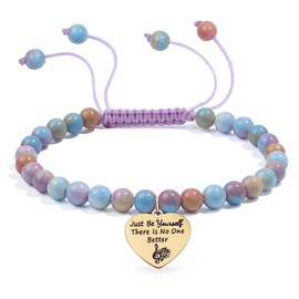 Miss Pink Taylor Quotes Merch Gifts Natural Stone Bracelet Gift for Fans Women Christmas Cute Bracelets Music Inspirational Jewelry for Daughter Sister